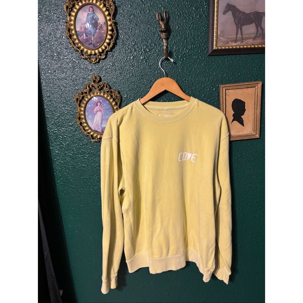 Cove Crewneck Sz Large Yellow